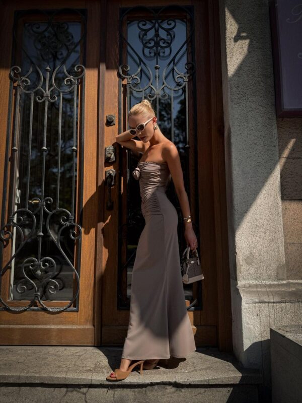 Elegant set with skirt - GREEN APPLE