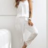 PSX_20260302_195949 Satin Pyjama Set with Long Trousers - Scarlet Lace - Pearl Colour