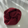 Burgundy Glitter Rose Hair Clip - MINI